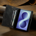 AUTSPACE til Samsung Galaxy Z Fold8 Pung Etui A01 Læder Stativ Cover med RFID-blokerende kortholder