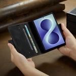 AUTSPACE til Samsung Galaxy Z Fold8 Pung Etui A01 Læder Stativ Cover med RFID-blokerende kortholder