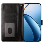 For iPhone 16 Case Heart Pattern PU Leather Flip Wallet Stand Phone Cover with Wrist Strap