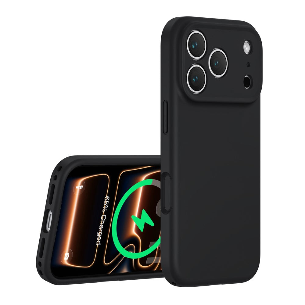 For iPhone 18 Pro Max / 17 Pro Max Case Compatible with MagSafe Precise Cutouts PC + Liquid Silicone Phone Cover
