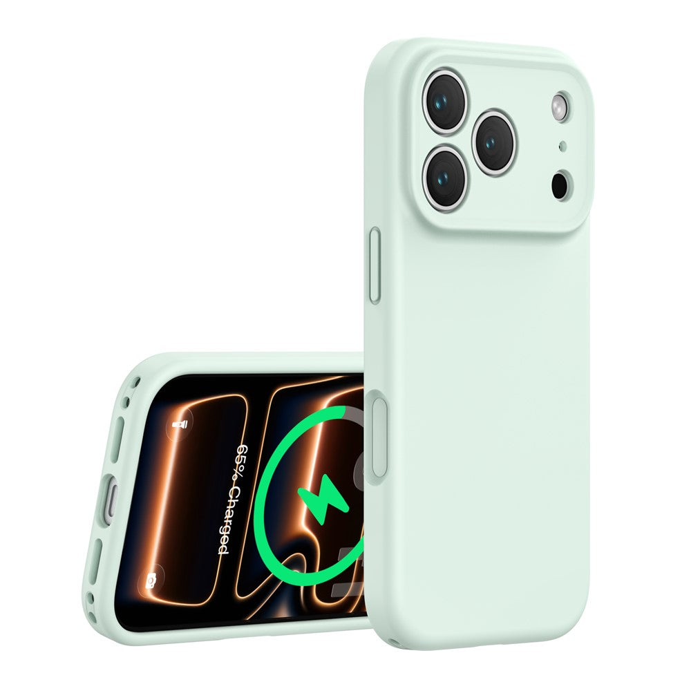 For iPhone 18 Pro Max / 17 Pro Max Case Compatible with MagSafe Precise Cutouts PC + Liquid Silicone Phone Cover