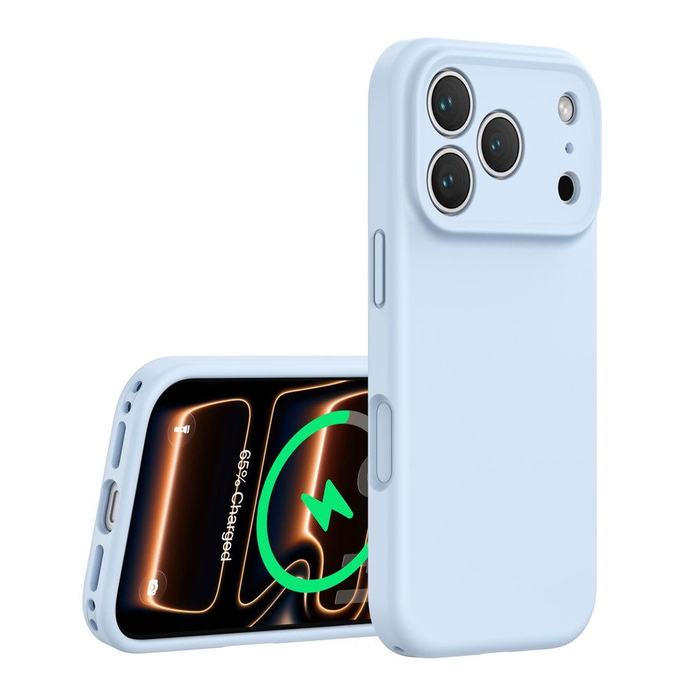 For iPhone 18 Pro Max / 17 Pro Max Case Compatible with MagSafe Precise Cutouts PC + Liquid Silicone Phone Cover