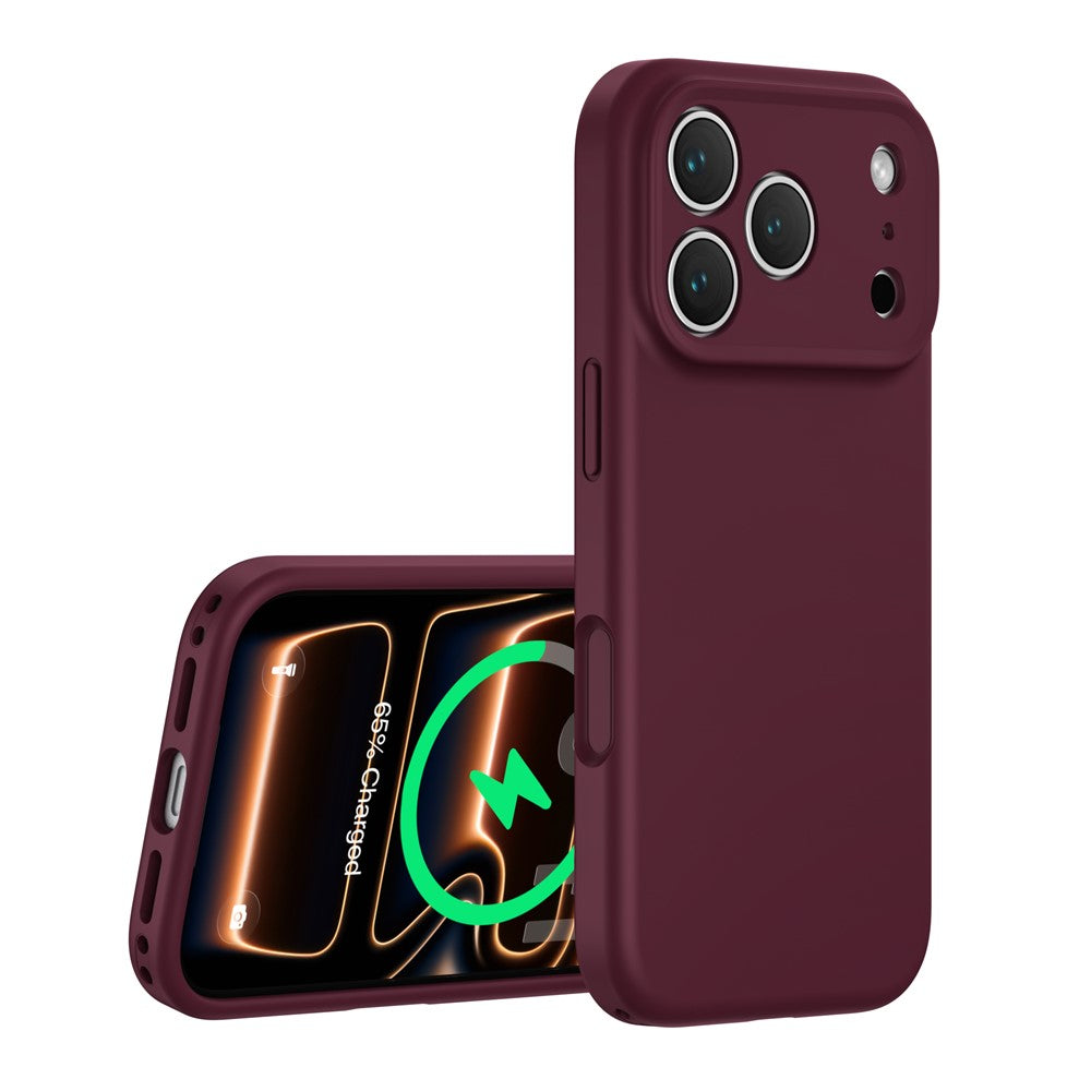 For iPhone 18 Pro Max / 17 Pro Max Case Compatible with MagSafe Precise Cutouts PC + Liquid Silicone Phone Cover