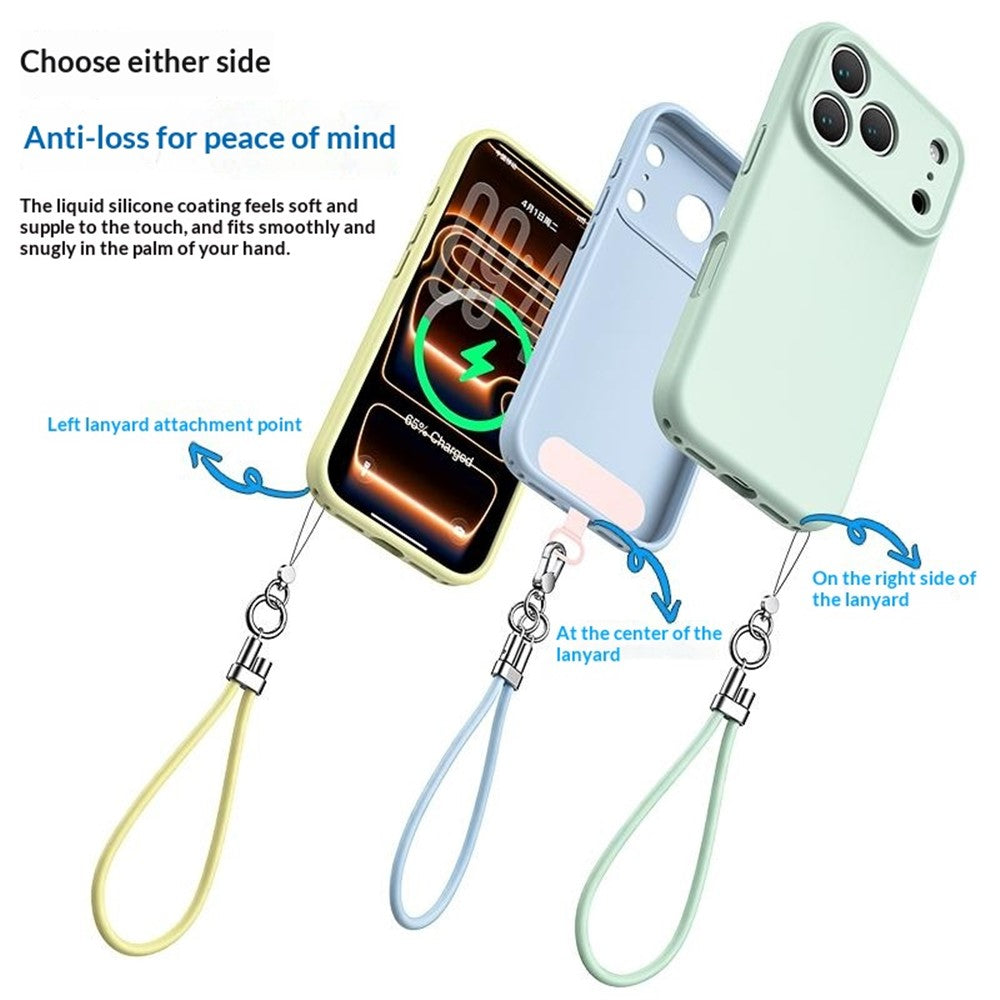 For iPhone 18 Pro / 17 Pro Case Compatible with MagSafe Precise Cutouts PC + Liquid Silicone Phone Cover