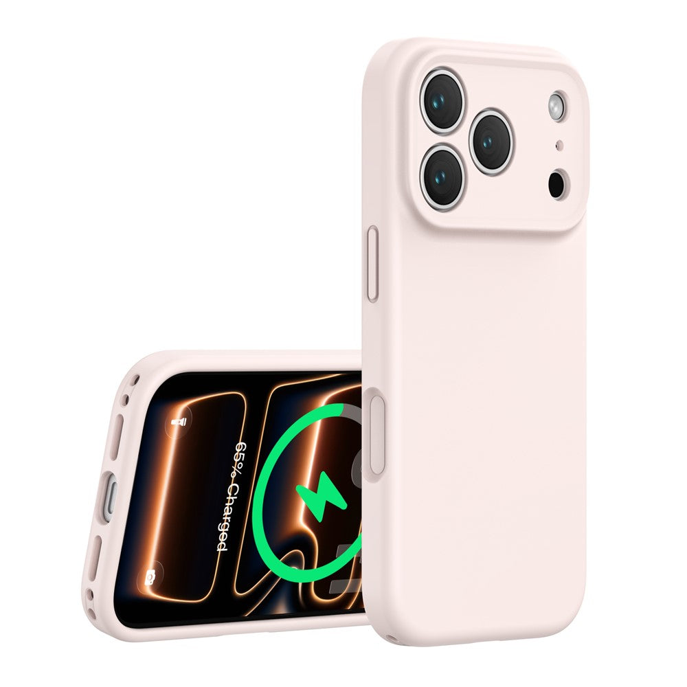 For iPhone 18 Pro / 17 Pro Case Compatible with MagSafe Precise Cutouts PC + Liquid Silicone Phone Cover