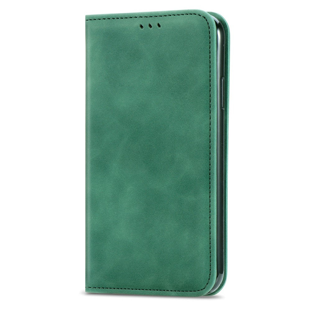 For OnePlus Turbo 6X Pro 5G Leather Case with Card Holder Magnetic Absorption Phone Cover