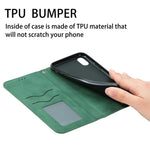For OnePlus Turbo 6X Pro 5G Leather Case with Card Holder Magnetic Absorption Phone Cover
