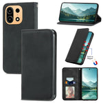 For OnePlus Turbo 6X Pro 5G Leather Case with Card Holder Magnetic Absorption Phone Cover