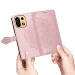 For OnePlus Turbo 6X Pro 5G Wallet Case Mandala Flower Leather Phone Cover Stand