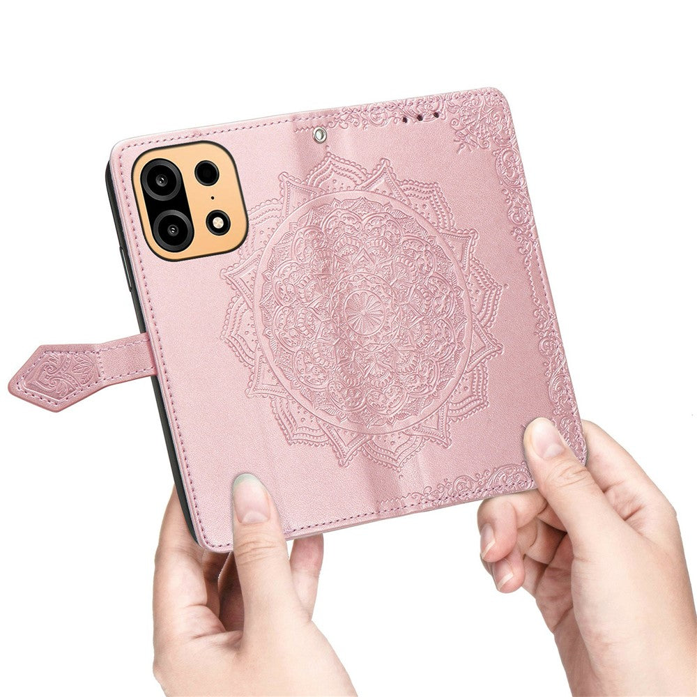 For OnePlus Turbo 6X Pro 5G Wallet Case Mandala Flower Leather Phone Cover Stand