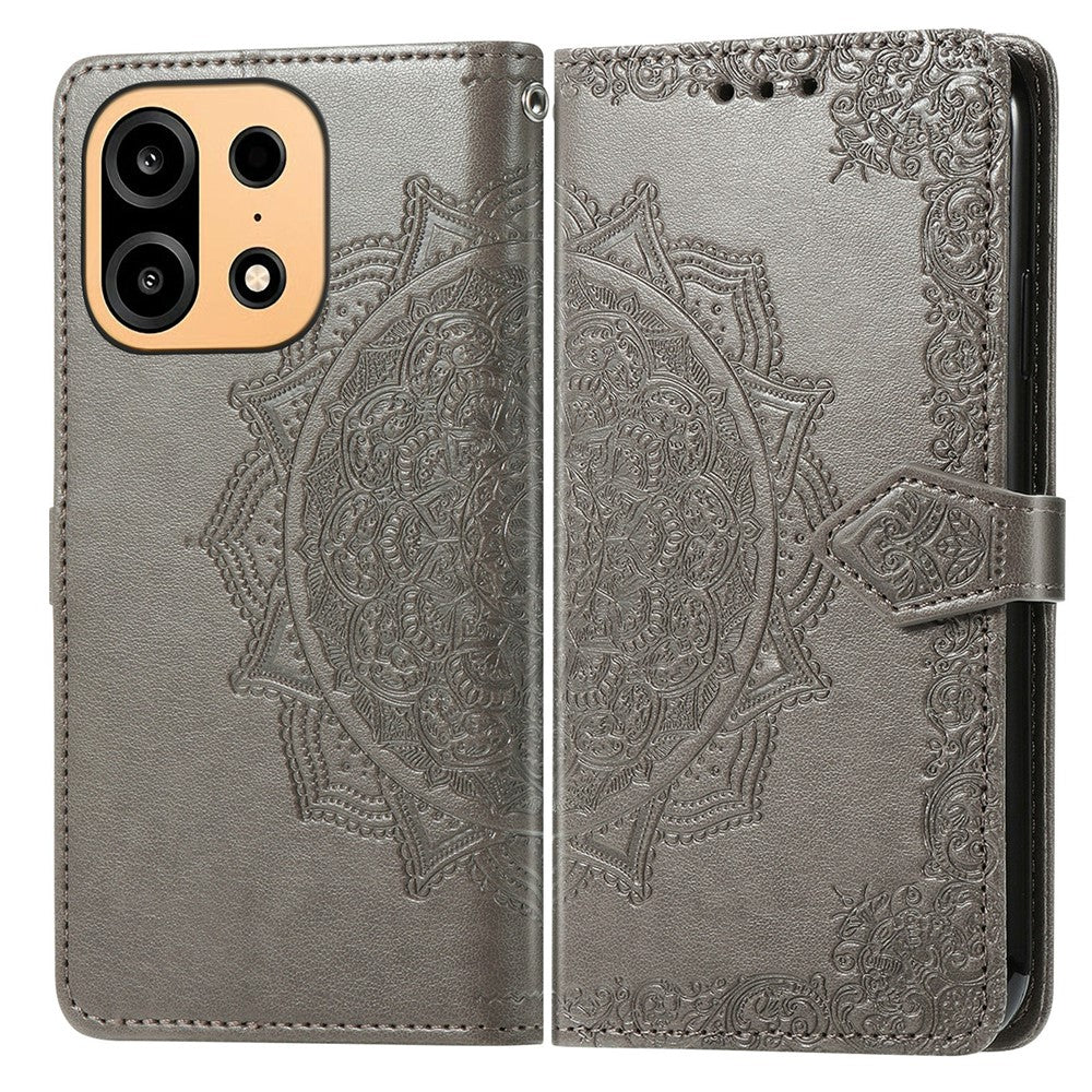 For OnePlus Turbo 6X Pro 5G Wallet Case Mandala Flower Leather Phone Cover Stand