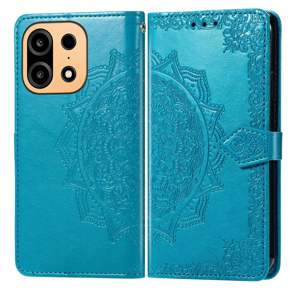 For OnePlus Turbo 6X Pro 5G Wallet Case Mandala Flower Leather Phone Cover Stand
