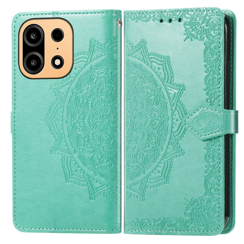 For OnePlus Turbo 6X Pro 5G Wallet Case Mandala Flower Leather Phone Cover Stand