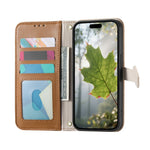 For OnePlus Turbo 6X Pro 5G Stand Case Leaf Shape Magnetic Clasp Leather Phone Cover with Hand Strap