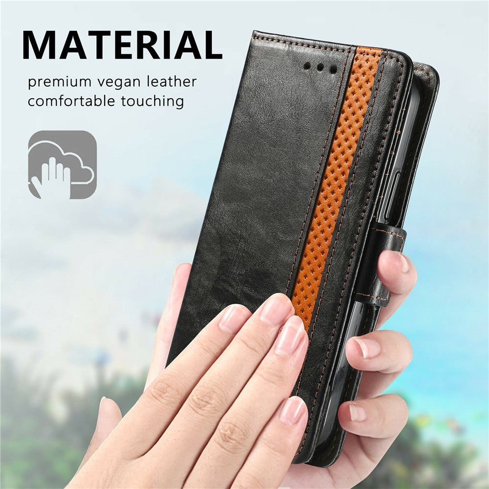 CASENEO For OnePlus Turbo 6X Pro 5G Case PU Leather Stand Wallet Phone Cover with RFID Blocking