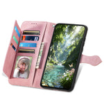 For OnePlus Turbo 6X Pro 5G Zipper Wallet Case with Strap Flower Imprint PU Leather Phone Cover