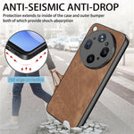 For Oppo Find X9 Ultra 5G Case Shockproof Slim Retro Leather Phone Back Cover