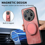 For Oppo Find X9 Ultra 5G Stress Relief Retro Leather Back Cover Phone Case with Rotating Kickstand