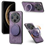 For Oppo Find X9 Ultra 5G Stress Relief Retro Leather Back Cover Phone Case with Rotating Kickstand