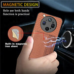 For Oppo Find X9 Ultra 5G Case RFID Blocking Carbon Fiber Leather Phone Back Cover with Card Holder