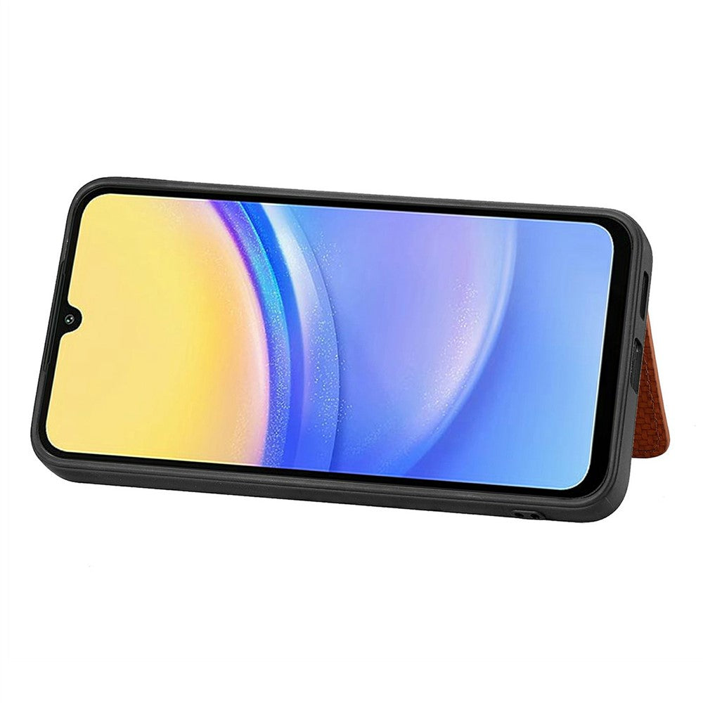 For Oppo Find X9 Ultra 5G Case RFID Blocking Carbon Fiber Leather Phone Back Cover with Card Holder