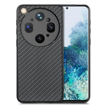 For Oppo Find X9 Ultra 5G Case Carbon Fiber Texture PU Leather + PC + TPU Phone Cover