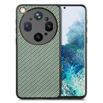 For Oppo Find X9 Ultra 5G Case Carbon Fiber Texture PU Leather + PC + TPU Phone Cover