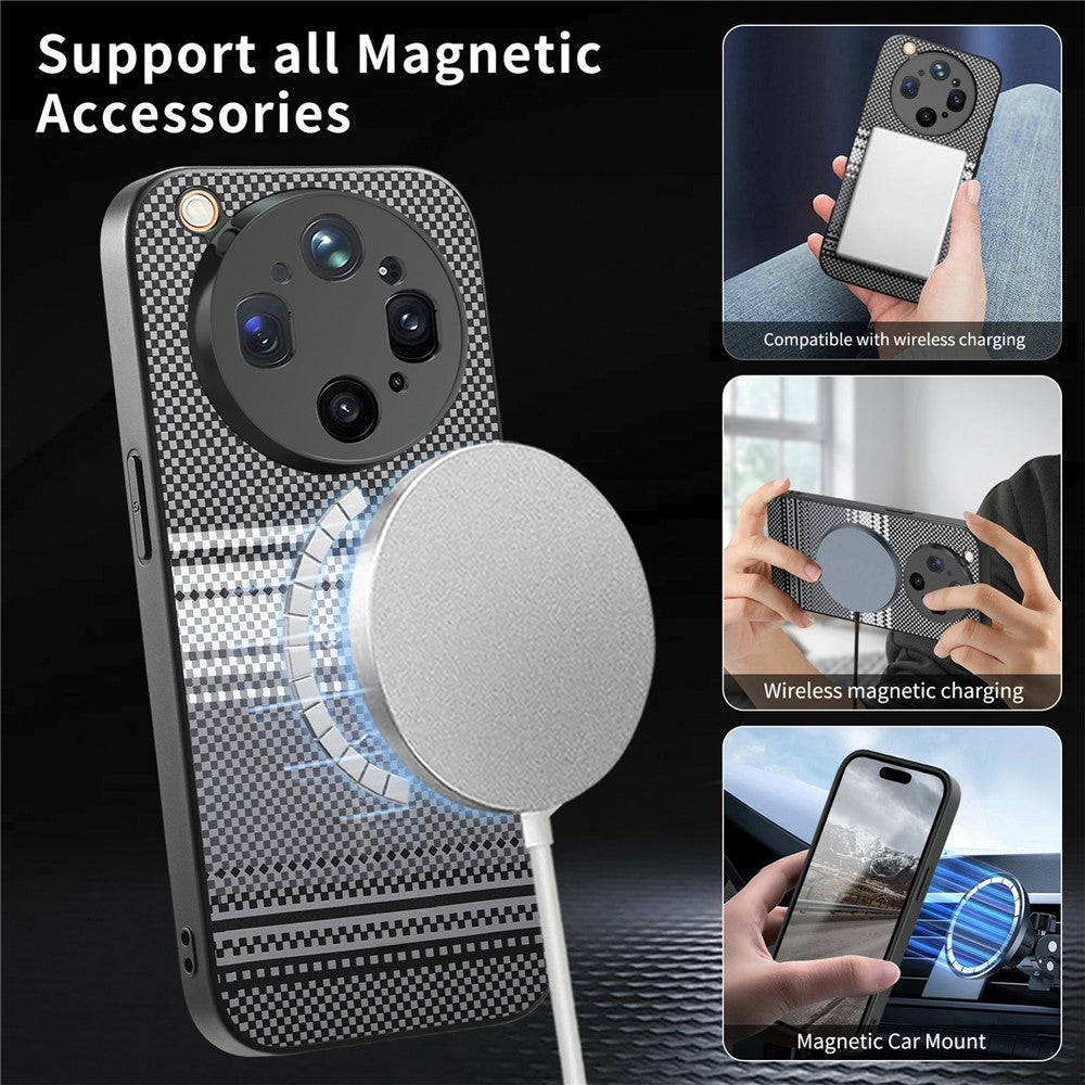 For Oppo Find X9 Ultra 5G Magnetic Case PU Leather + PC + TPU Gradient Phone Cover