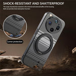For Oppo Find X9 Ultra 5G Magnetic Case Rotation Kickstand PU Leather + TPU Phone Cover