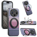 For Oppo Find X9 Ultra 5G Magnetic Case Rotation Kickstand PU Leather + TPU Phone Cover