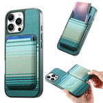 For iPhone 16 Pro Magnetic Case Detachable Card Holder PU Leather + PC + TPU Shockproof Cover