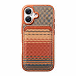 For iPhone 16 Magnetic Case Detachable Card Holder PU Leather + PC + TPU Shockproof Cover