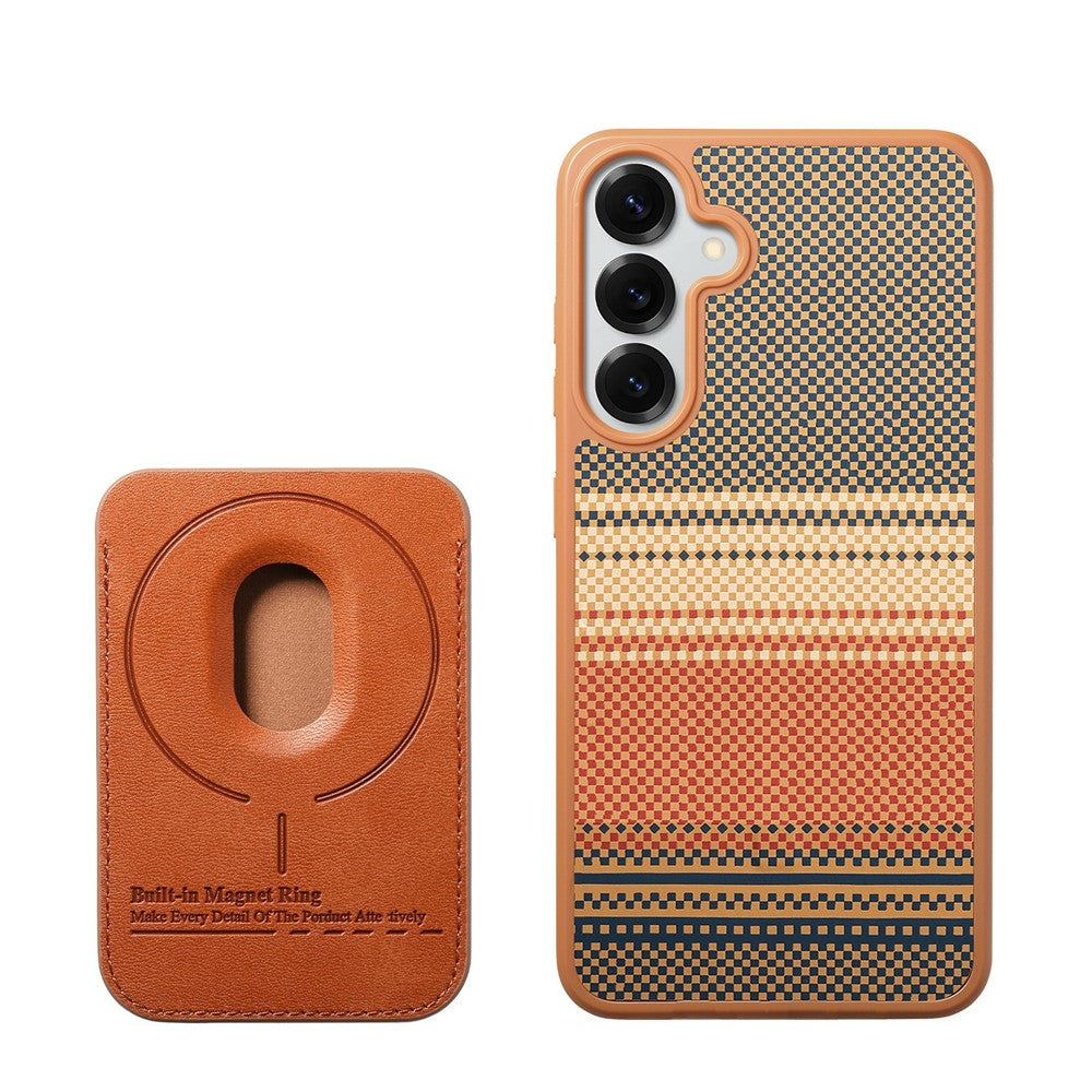 For Samsung Galaxy S26+ Magnetic Case Detachable Card Holder PU Leather + PC + TPU Shockproof Cover