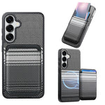 For Samsung Galaxy S26+ Magnetic Case Detachable Card Holder PU Leather + PC + TPU Shockproof Cover