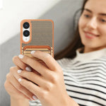 For Samsung Galaxy S25 Edge Magnetic Case Detachable Card Holder PU Leather + PC + TPU Shockproof Cover