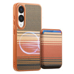 For Samsung Galaxy S25 Edge Magnetic Case Detachable Card Holder PU Leather + PC + TPU Shockproof Cover