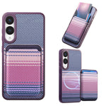For Samsung Galaxy S25 Edge Magnetic Case Detachable Card Holder PU Leather + PC + TPU Shockproof Cover