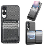 For Samsung Galaxy S25 Edge Magnetic Case Detachable Card Holder PU Leather + PC + TPU Shockproof Cover