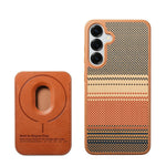 For Samsung Galaxy S25+ / S24+ Magnetic Case Detachable Card Holder PU Leather + PC + TPU Shockproof Cover