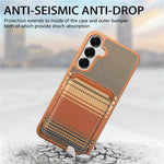 For Samsung Galaxy S25+ / S24+ Magnetic Case Detachable Card Holder PU Leather + PC + TPU Shockproof Cover