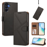 For Samsung Galaxy A16 4G / Galaxy A16 5G Case Diamond Stitch PU Leather Wallet Flip Phone Cover with Wrist Strap