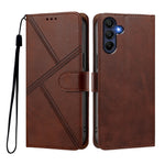For Samsung Galaxy A16 4G / Galaxy A16 5G Case Diamond Stitch PU Leather Wallet Flip Phone Cover with Wrist Strap