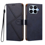 Xiaomi 17T-skal Diamond Stitch PU-läderplånbok med fällbart lock och handledsrem