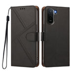 For Xiaomi Poco C85x 5G / Xiaomi Poco C81 4G / Xiaomi Redmi A7 Pro 5G / Xiaomi Redmi A7 Pro 4G (171.56mm) Case Diamond Stitch PU Leather Wallet Flip Phone Cover with Wrist Strap
