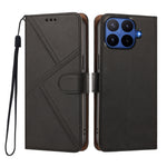 For Xiaomi 17T Pro Case Diamond Stitch PU Leather Wallet Flip Phone Cover with Wrist Strap