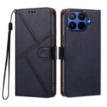 For Xiaomi 17T Pro Case Diamond Stitch PU Leather Wallet Flip Phone Cover with Wrist Strap