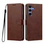 Til Samsung Galaxy S24 / Galaxy S25 Etui Pung Flip Stander PU Læder Telefoncover med Håndrem