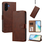 Til Samsung Galaxy A37 5G / A36 5G / A56 5G etui pungetui flipstander PU-læder telefoncover med håndledsrem