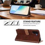Til Samsung Galaxy A37 5G / A36 5G / A56 5G etui pungetui flipstander PU-læder telefoncover med håndledsrem
