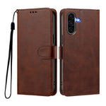 Til Samsung Galaxy A37 5G / A56 5G / A36 5G Etui Pung Flip Stand PU-læder Telefoncover med Håndledsrem